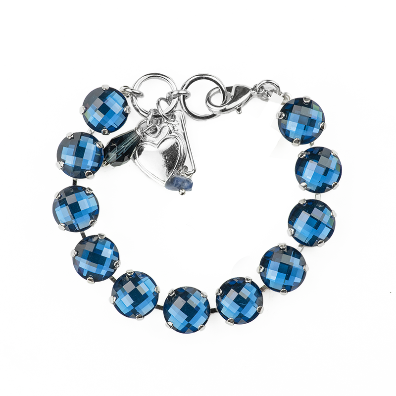 Lovable Faceted Bracelet in "Cobalt Blue"