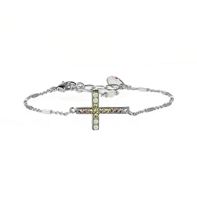 Cross Chain Bracelet in "Travelara"
