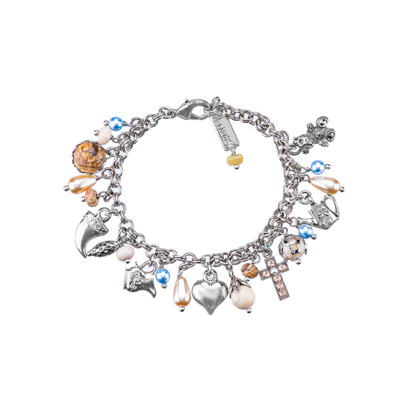 Fun Finds Charm Bracelet in "Earl Grey"