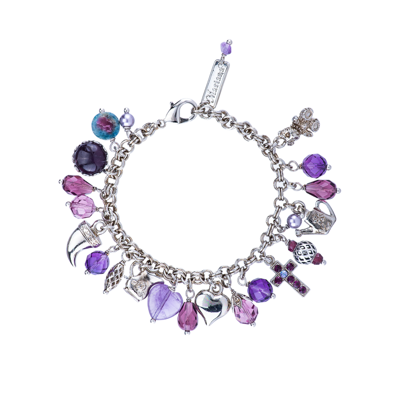 Fun Finds Charm Bracelet in "Wildberry"