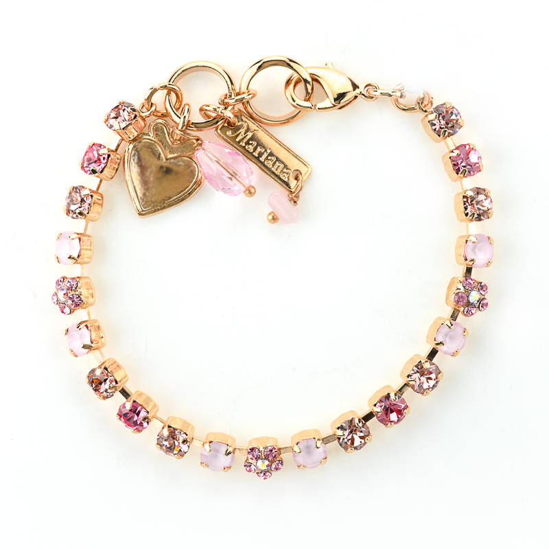 Petite Flower Bracelet in "Love"