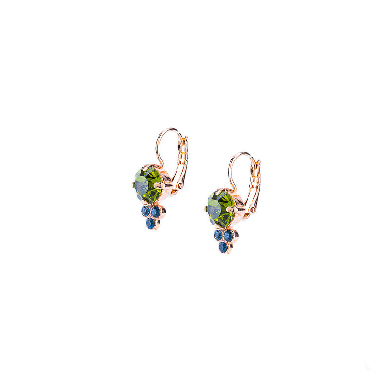Cluster Leverback Earrings in "Chamomile"