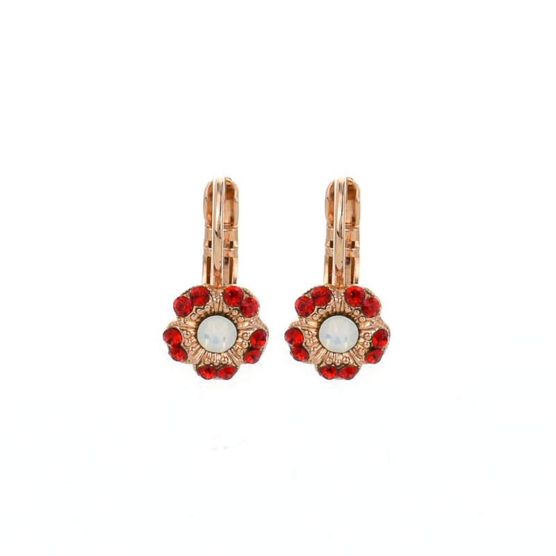 Petite Petunia Leverback Earrings in "Happiness"