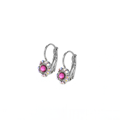 Petunia Leverback Earrings in "Love"