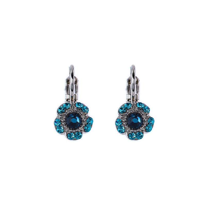 Petite Petunia Leverback Earrings in "Sleepytime"