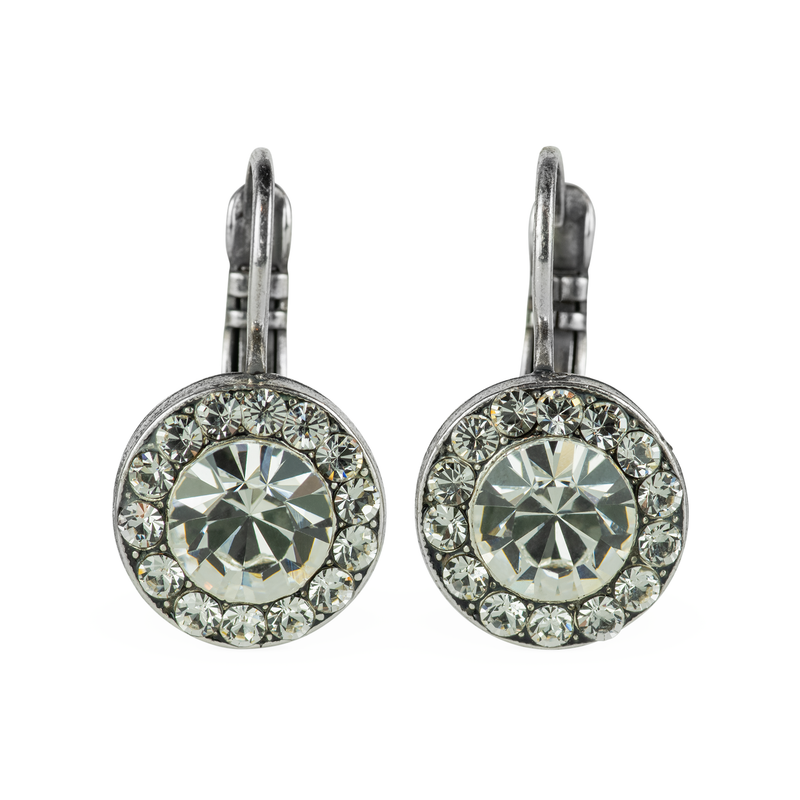 Must-Have Pavé Leverback Earrings "On a Clear Day"