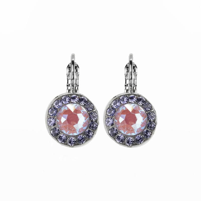 Must-Have Pavé Leverback Earrings in "Travelara"