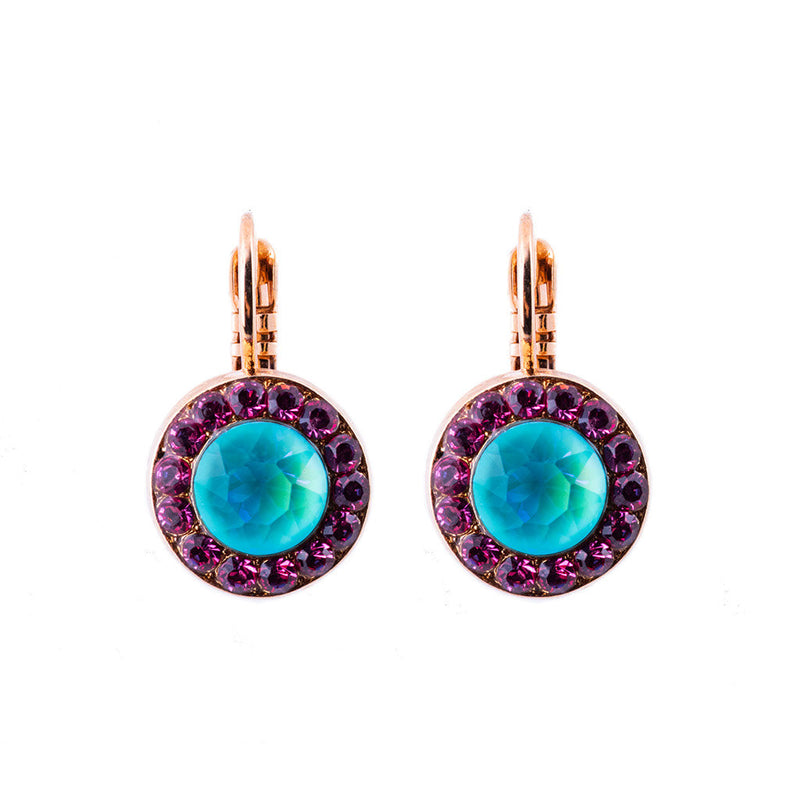 Must-Have Pavé Leverback Earrings in "Banana Split"