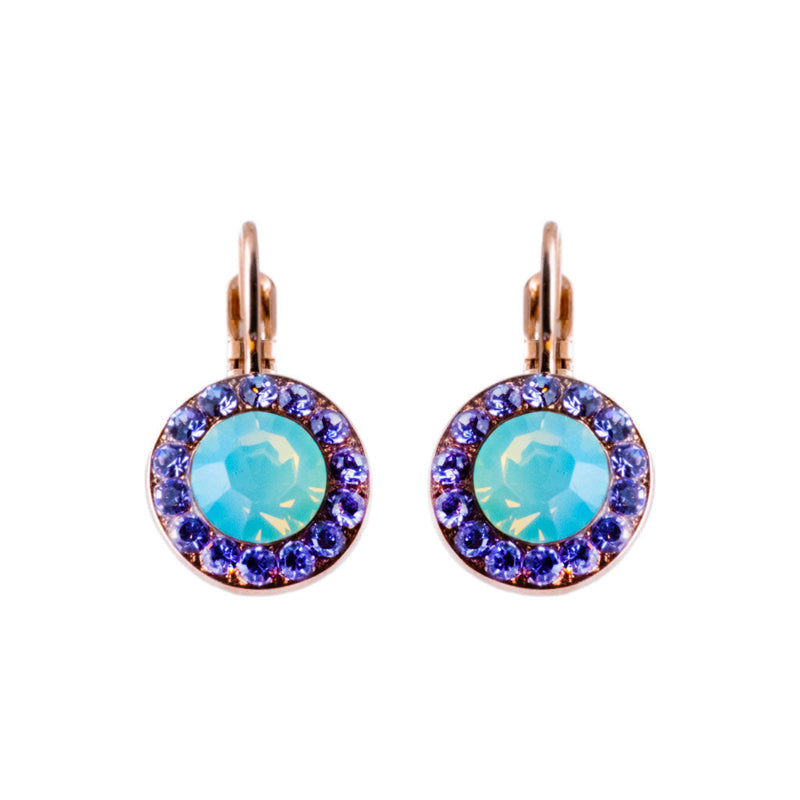 Must-Have Pavé Leverback Earrings in "Mint Chip"