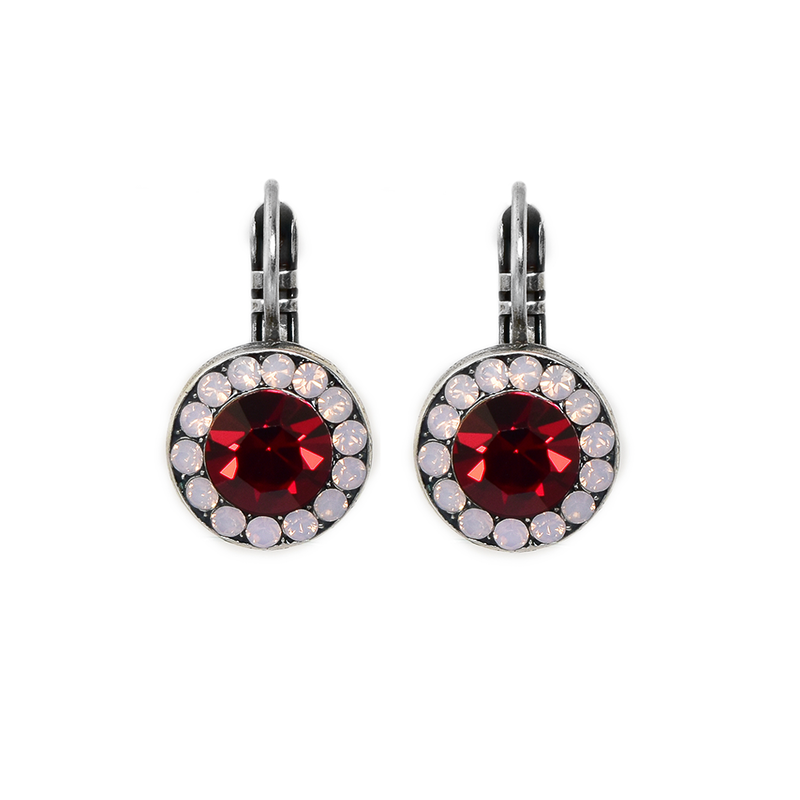 Must-Have Pavé Leverback Earrings in "True Romance"