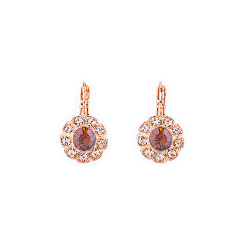 Lovable Daisy Leverback Earrings in "Chai"