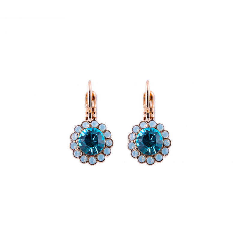 Must-Have Rosette Leverback Earrings in "Banana Split"