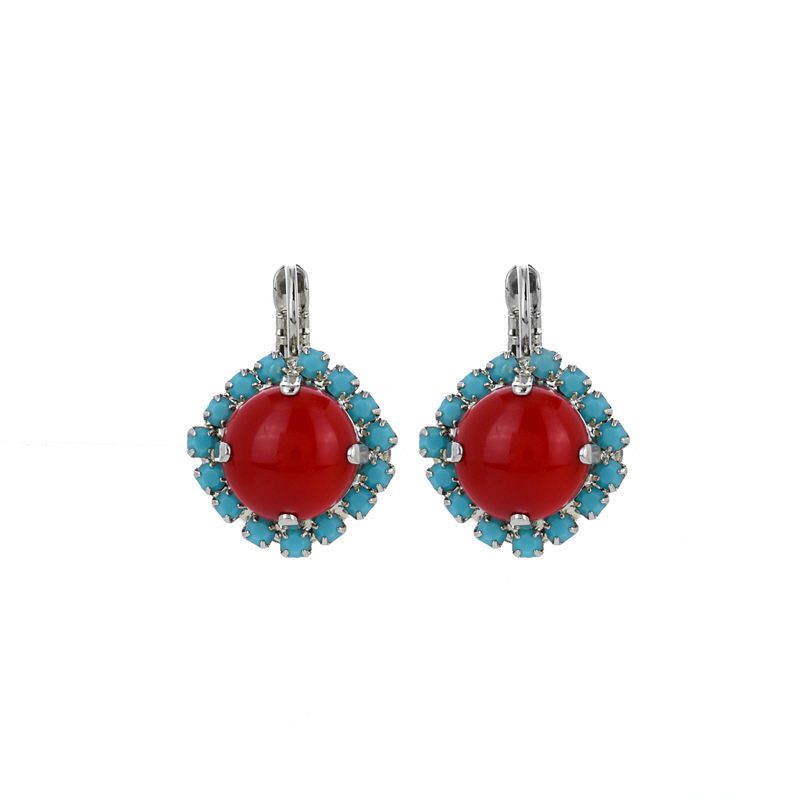 Lovable Halo Leverback Earrings in "Happiness"