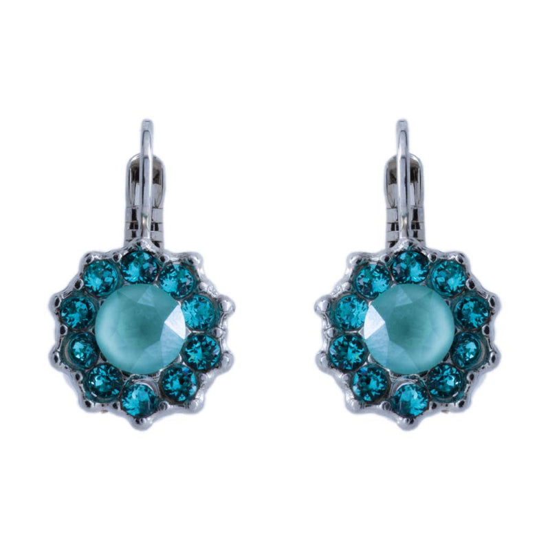 Rosette Leverback Earrings in "Addicted to Love"