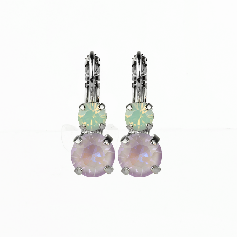 Must-Have Double Stone Leverback Earrings in "Travelara"