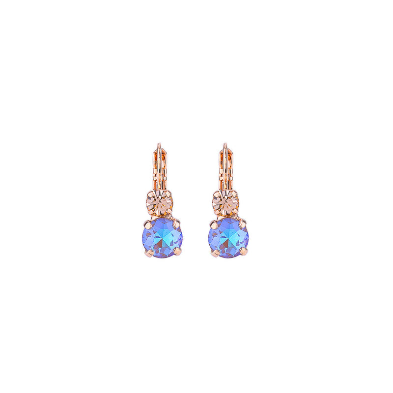 Must-Have Double Stone Leverback Earrings in "Chai"