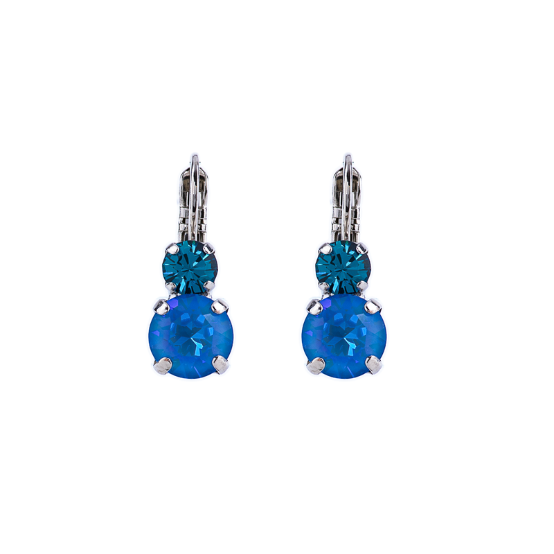 Must-Have Double Stone Leverback Earrings in "Sleepytime"