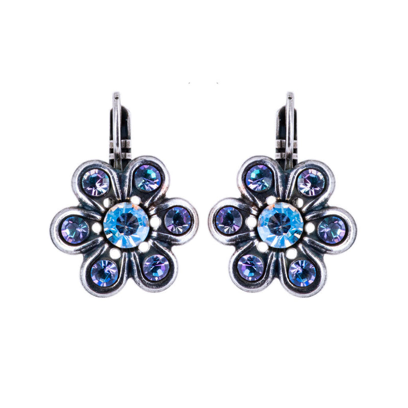 Extra Luxurious Buttercup Leverback Earrings in "Ice Queen"