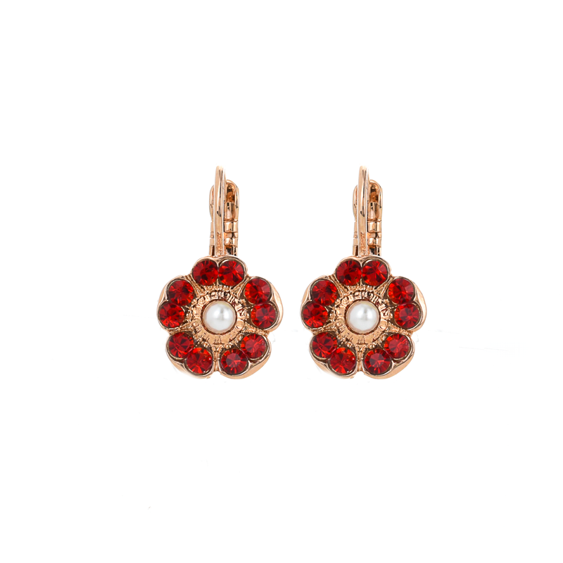 Lovable Cosmos Leverback Earrings in "Happiness"