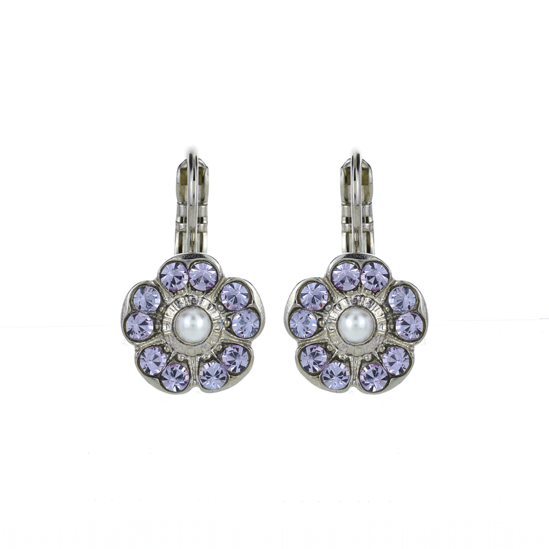 Lovable Cosmos Leverback Earrings in "Romance"