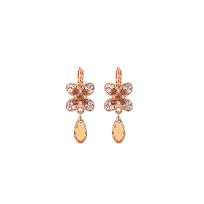 Wallflower Leverback Earrings in "Chai"