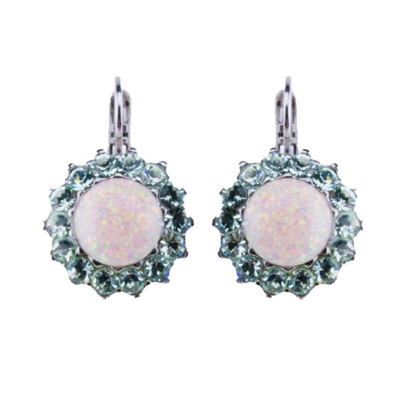 Extra Luxurious Rosette Leverback Earrings in "Enchanted"