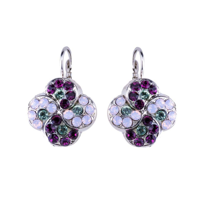 Extra Luxurious Clover Leverback Earrings in "Enchanted"