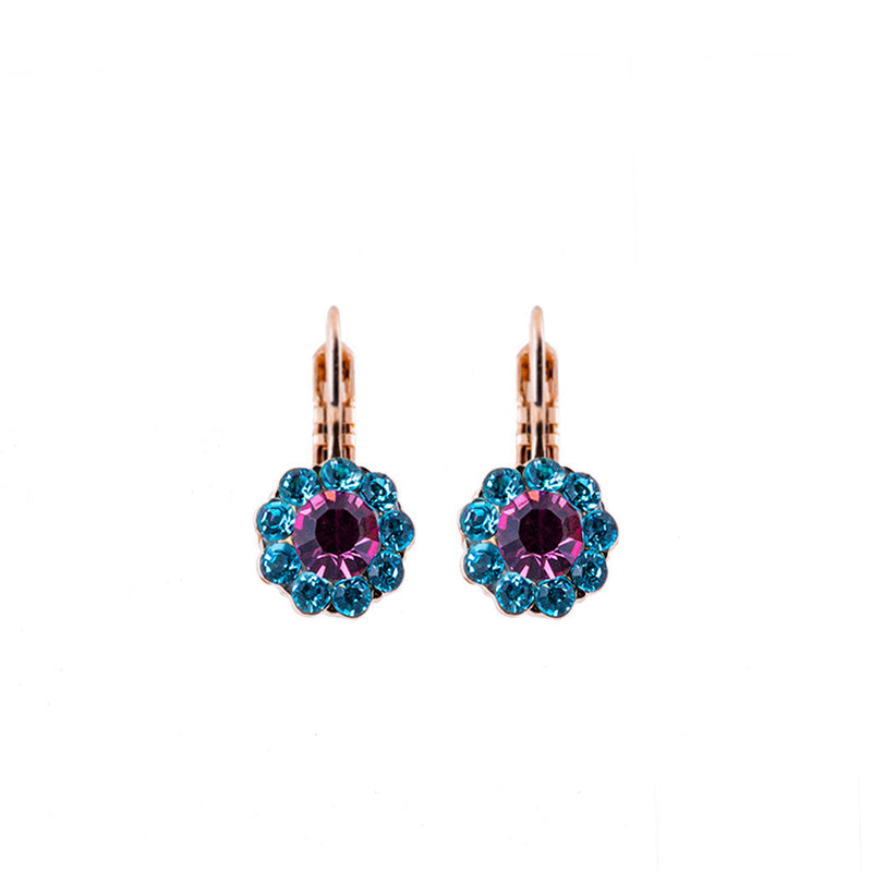 Must-Have Flower Leverback Earrings in "Banana Split"