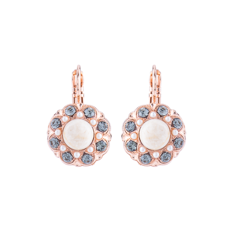 Must-Have Cluster Leverback Earrings in "Earl Grey"