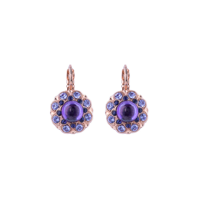 Must-Have Cluster Leverback Earrings in "Wildberry"