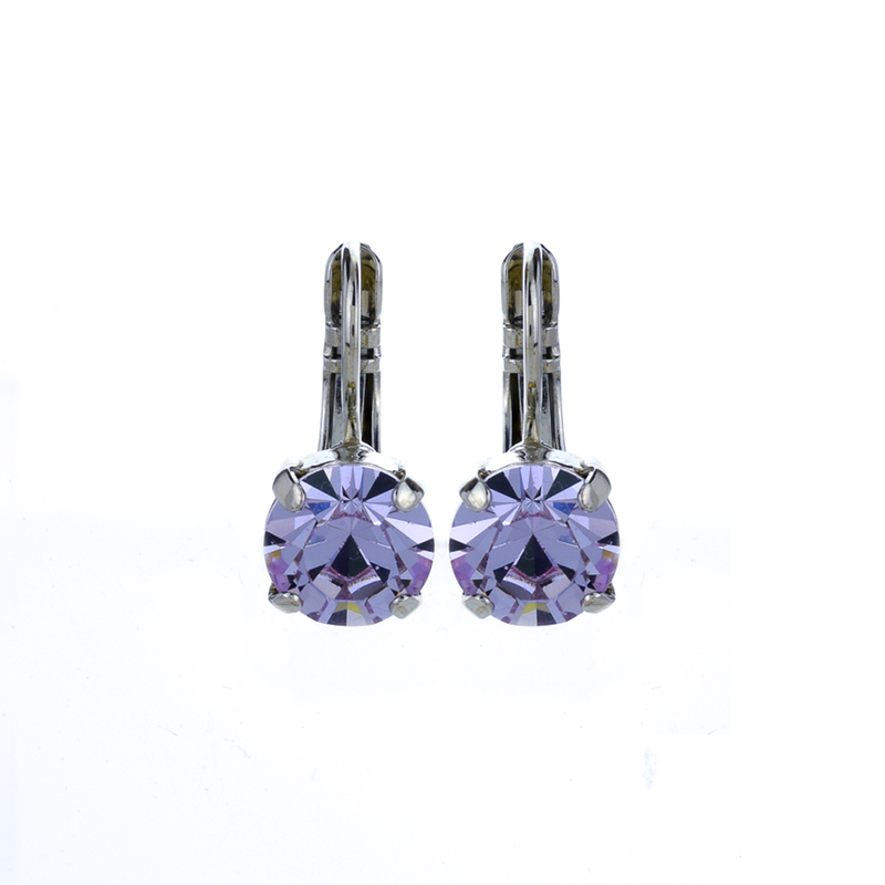 Must-Have Everyday Leverback Earrings in "Violet"