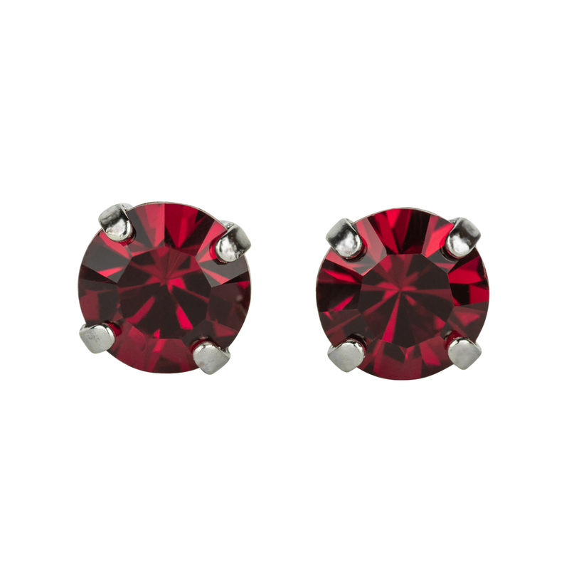 Must Have Everyday Post Earrings in Ruby