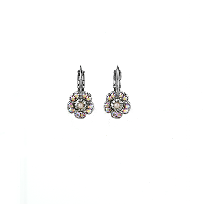 Petite Cosmos Leverback Earrings in "Love"