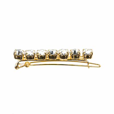 Bridal Hairpin in Clear - Yellow Gold
