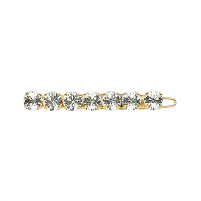 Bridal Hairpin in Clear - Yellow Gold
