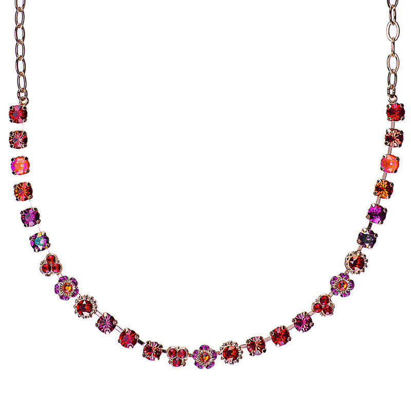 Petite Blossom Necklace in "Hibiscus"