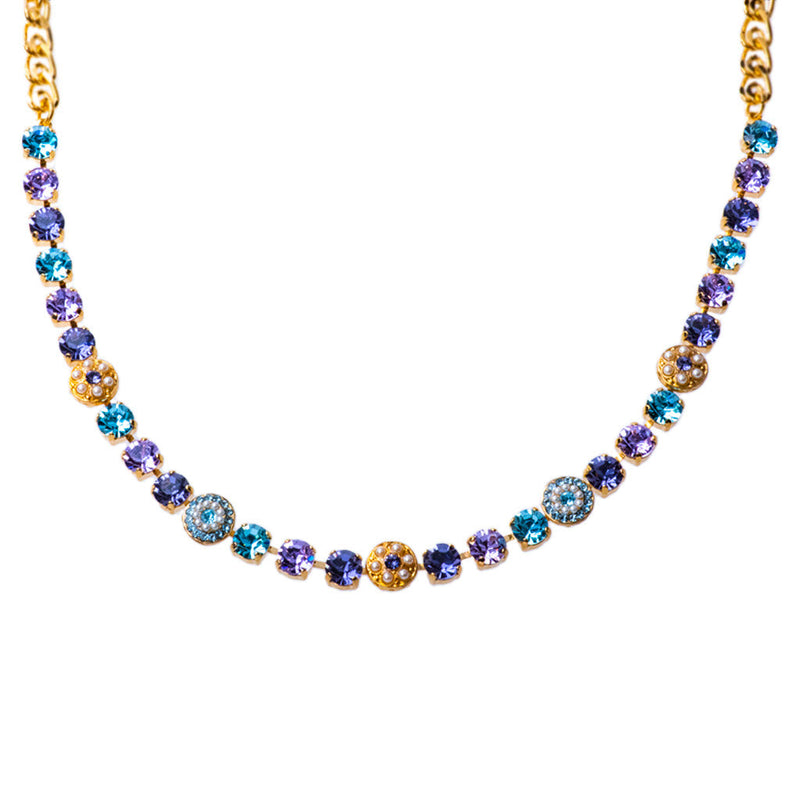 Must-Have Pavé Necklace in "Blue Moon"