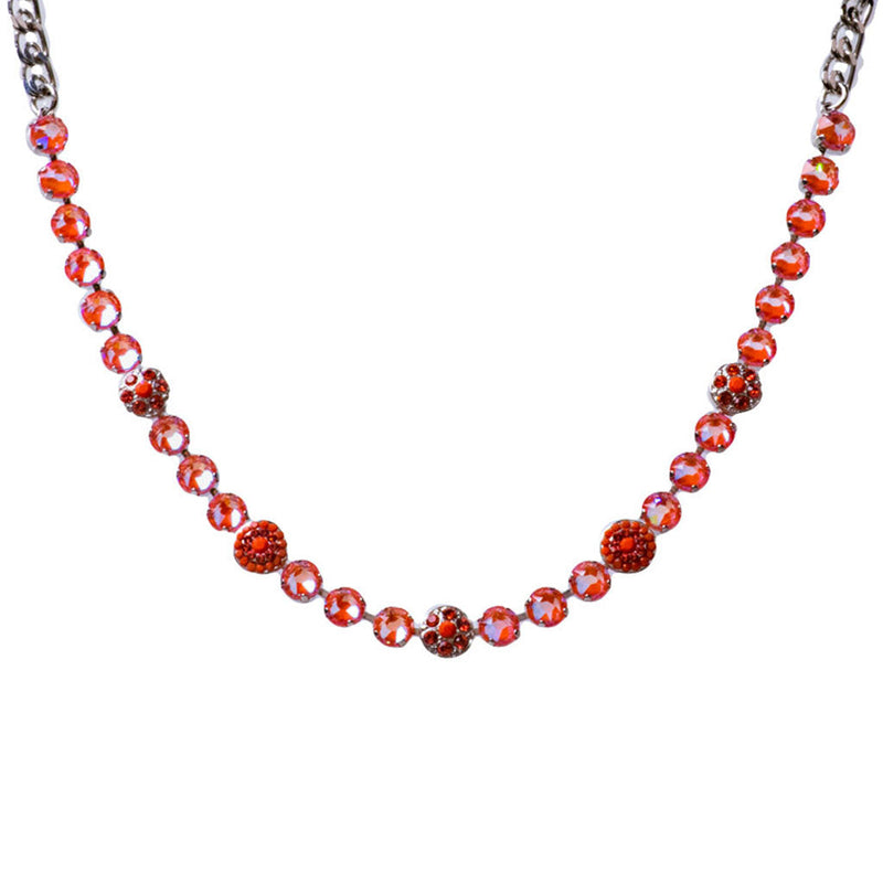 Must-Have Pavé Necklace in  "Sun-Kissed Flame"