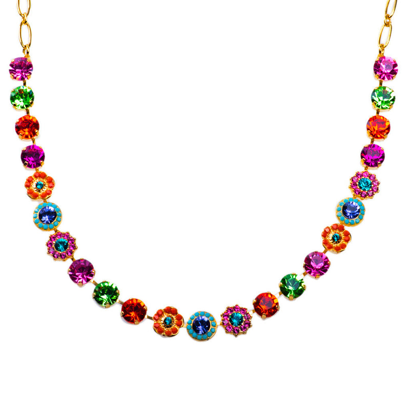 Lovable Mixed Element Necklace in "Rainbow Sherbet"