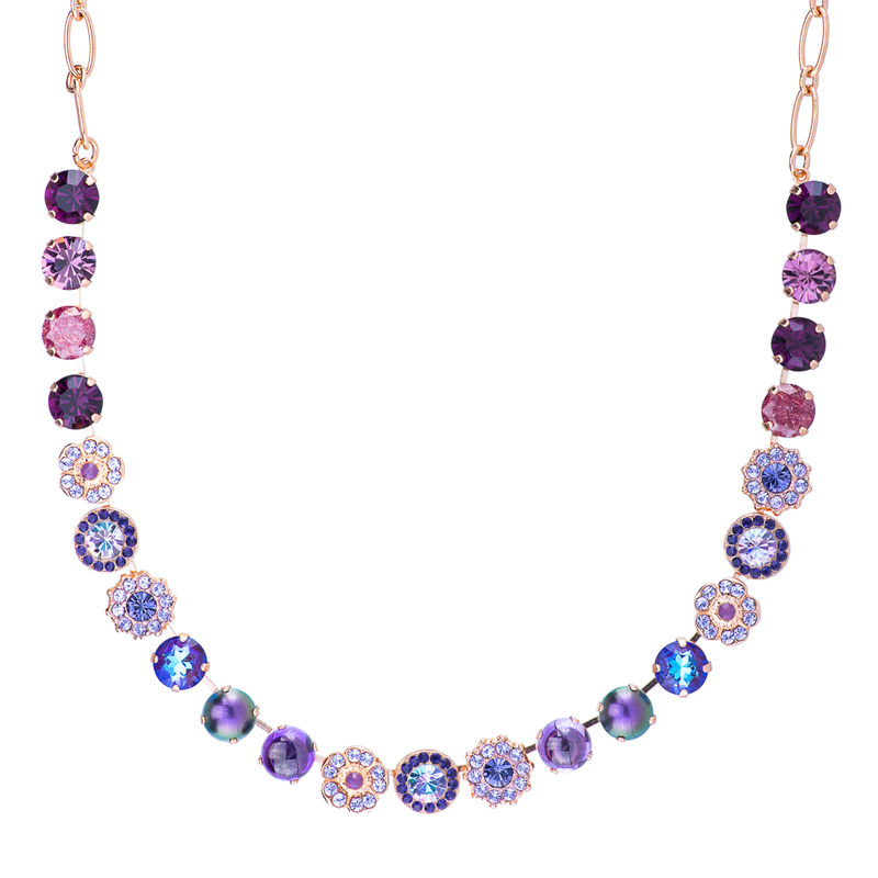 Lovable Mixed Element Necklace in "Wildberry"