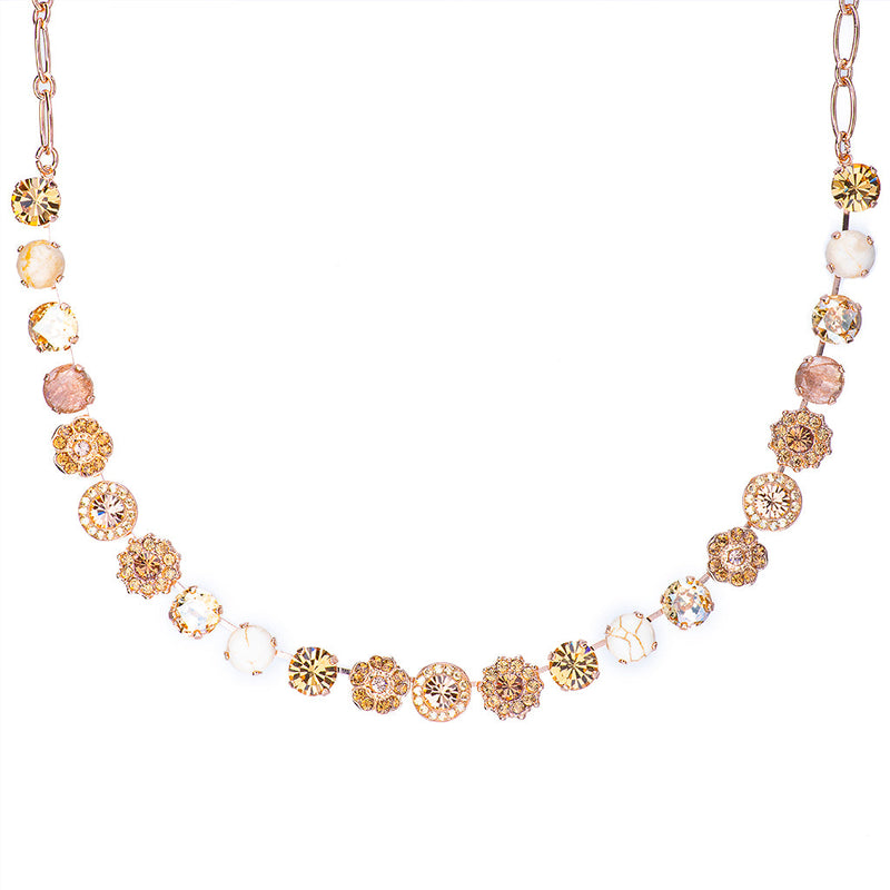 Lovable Mixed Element Necklace in "Chai"