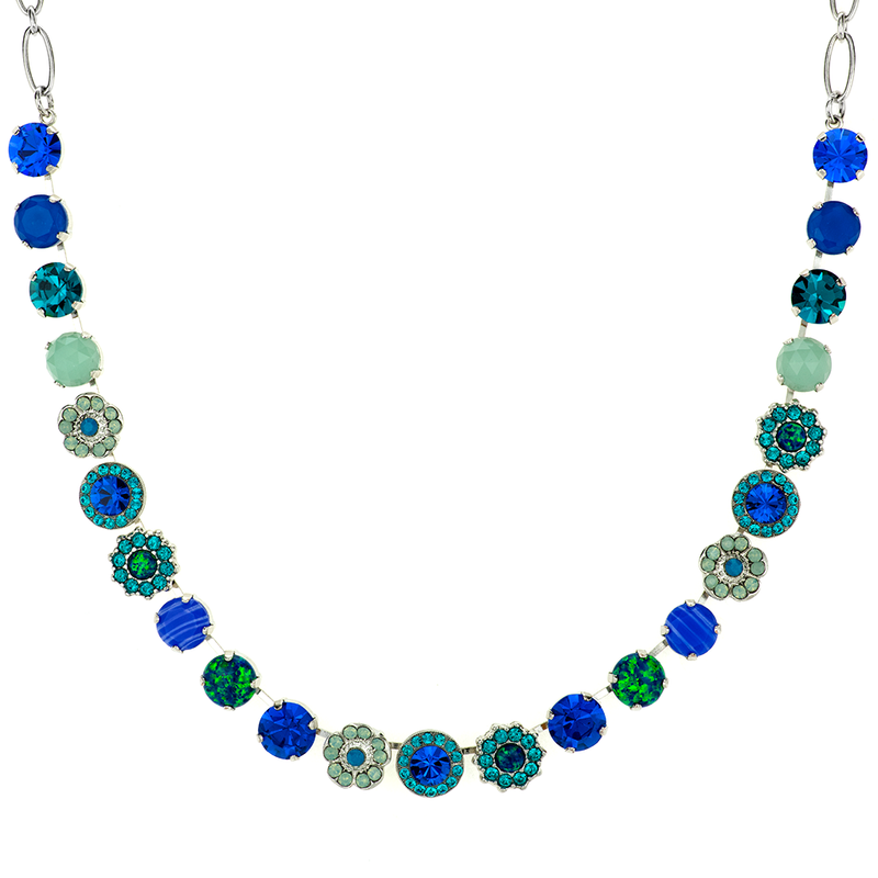 Lovable Mixed Element Necklace in "Serenity"
