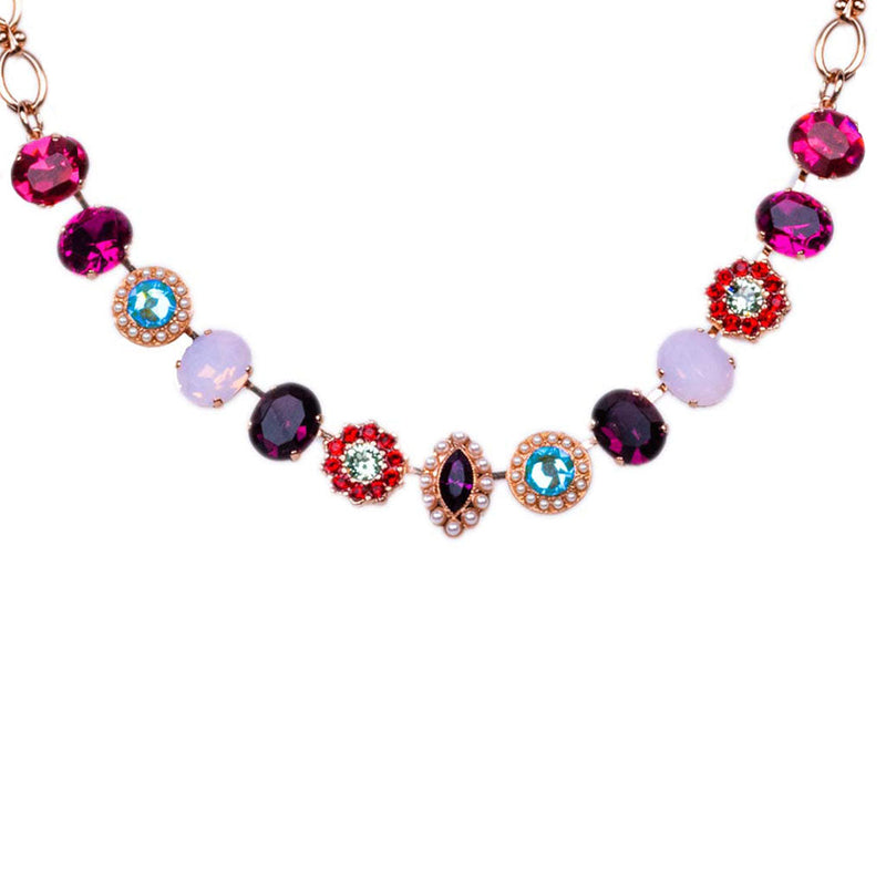 Oval Cluster Necklace in "Enchanted"