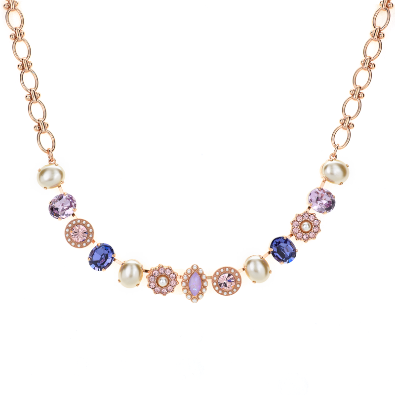 Oval Cluster Necklace in "Romance"