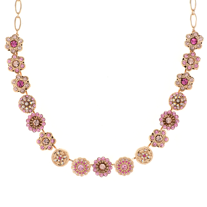 Extra Luxurious Rosette Necklace in "Love"