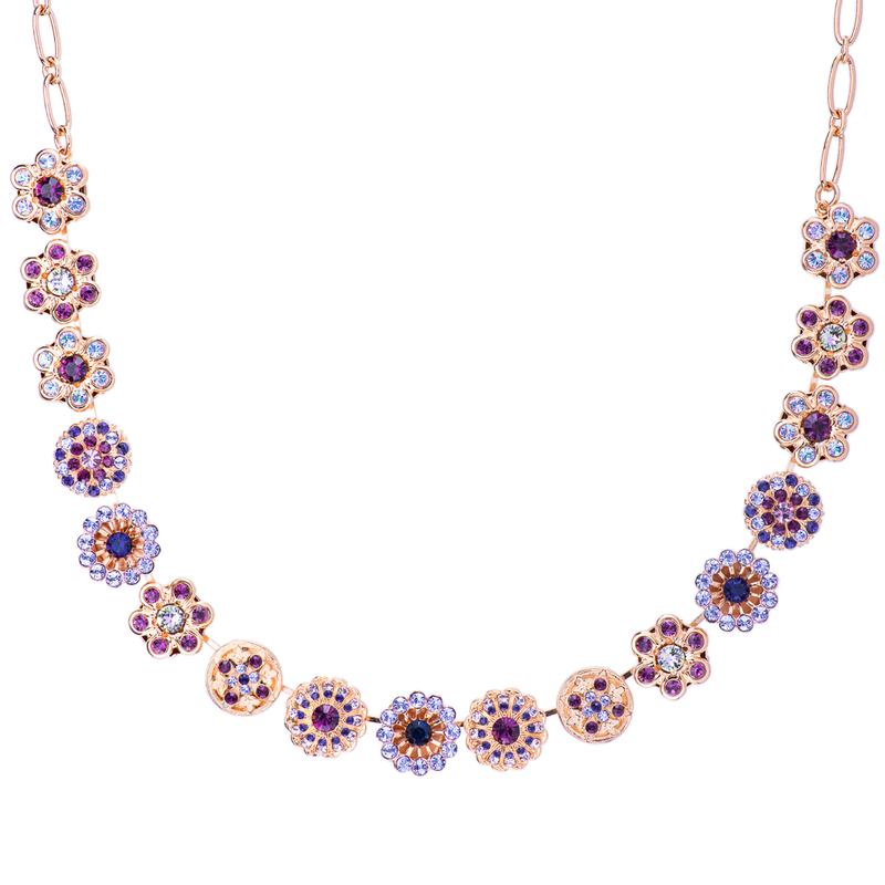 Extra Luxurious Rosette Necklace in "Wildberry"