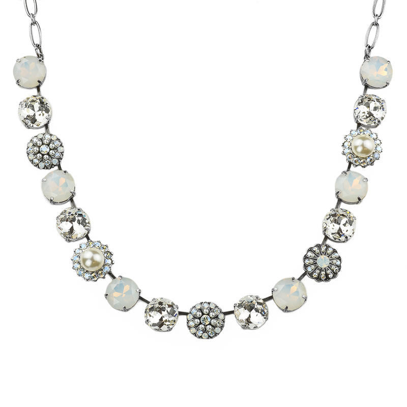 Extra Luxurious Bridal Blossom Necklace in Ivory