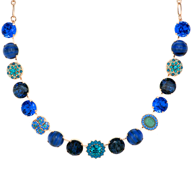 Extra Luxurious Cluster Necklace in "Serenity"