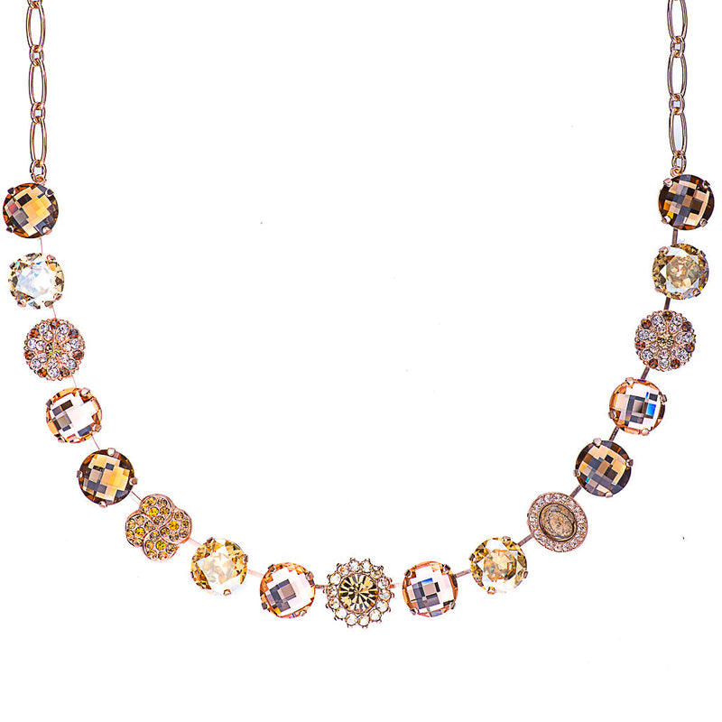 Extra Luxurious Cluster Necklace in "Chai"