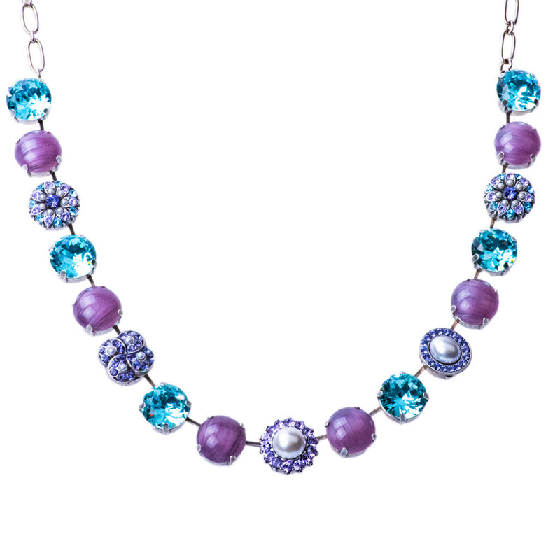 Extra Luxurious Cluster Necklace in "Blue Moon"